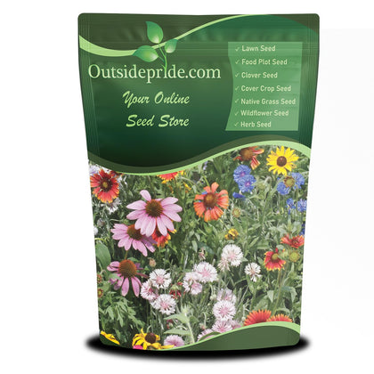 Outsidepride Northeast Wildflower Seed Mix 1lb pack ready to plant for vibrant borders.