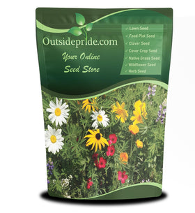 Outsidepride perennial wildflower seed mix in a 1lb package for vibrant garden color.