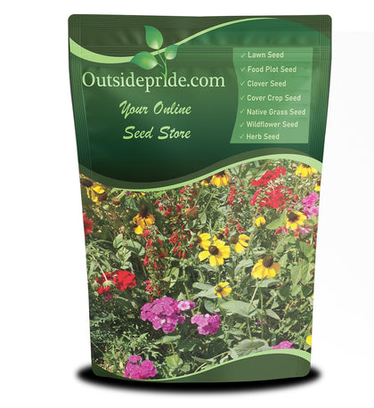 Outsidepride Southeast wildflower seed mix bag for vibrant, low-maintenance landscapes.
