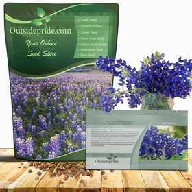 Outsidepride Texas Bluebonnet seeds pack ready for sunny Texas gardens.