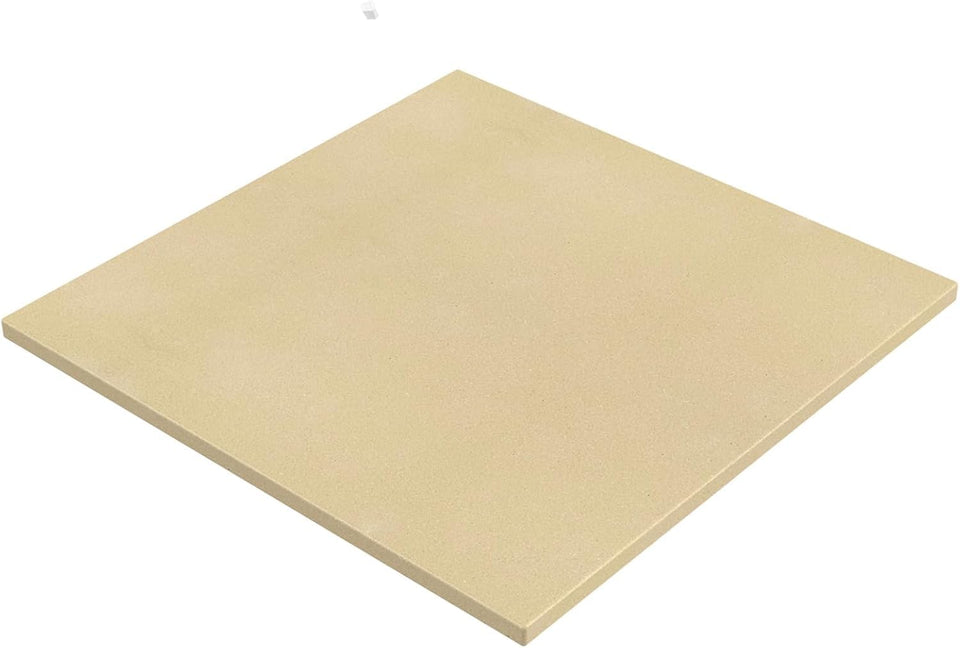 Outspark 13.2-inch square pizza stone for Ooni Karu 12, delivers even heat for crispy crust.