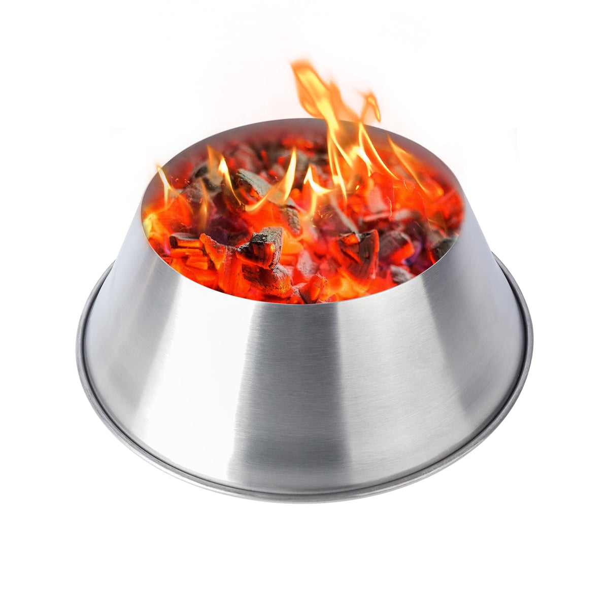 Outspark BBQ Whirlpool fits Weber 22-inch and 26.75-inch kettles for even cooking.