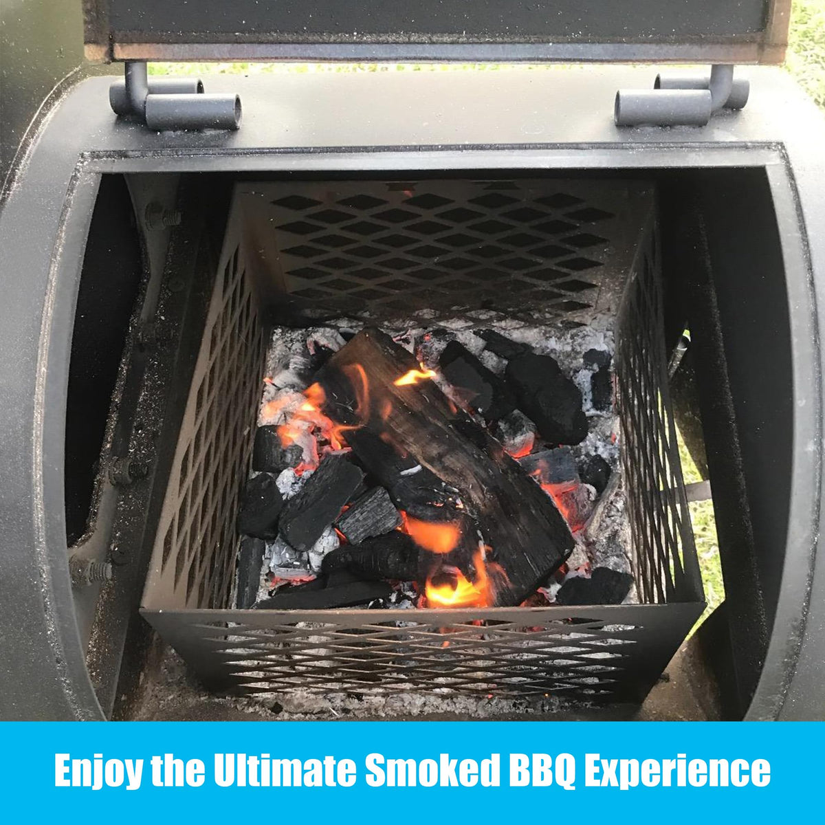 Outspark Charcoal Fire Box Basket compatibility with Highland Longhorn Bandera grills.