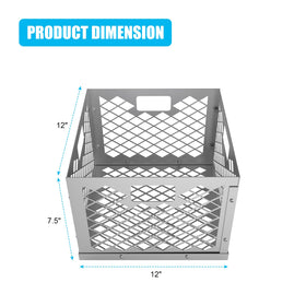 Outspark Charcoal Fire Box Basket stainless steel design resists rust during long cooks.