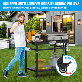 Outspark Grill Stand compatible with Ninja OG700 OG900 shows versatility.