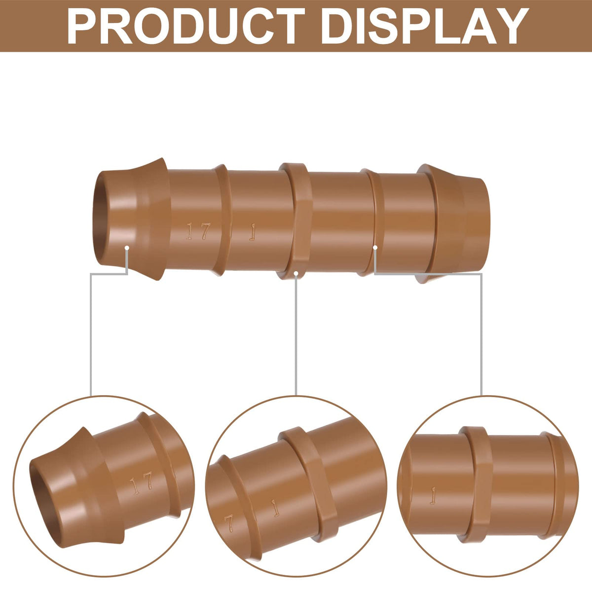 Outus couplings enable sturdy two-way joins for irrigation runs