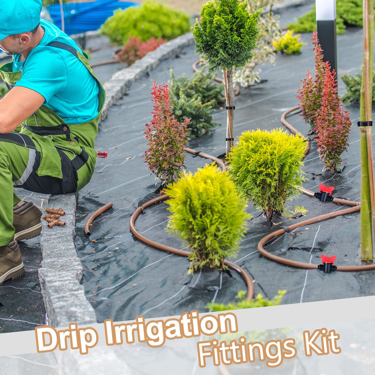 Outus kit lets you assemble a complete drip or sprinkler system