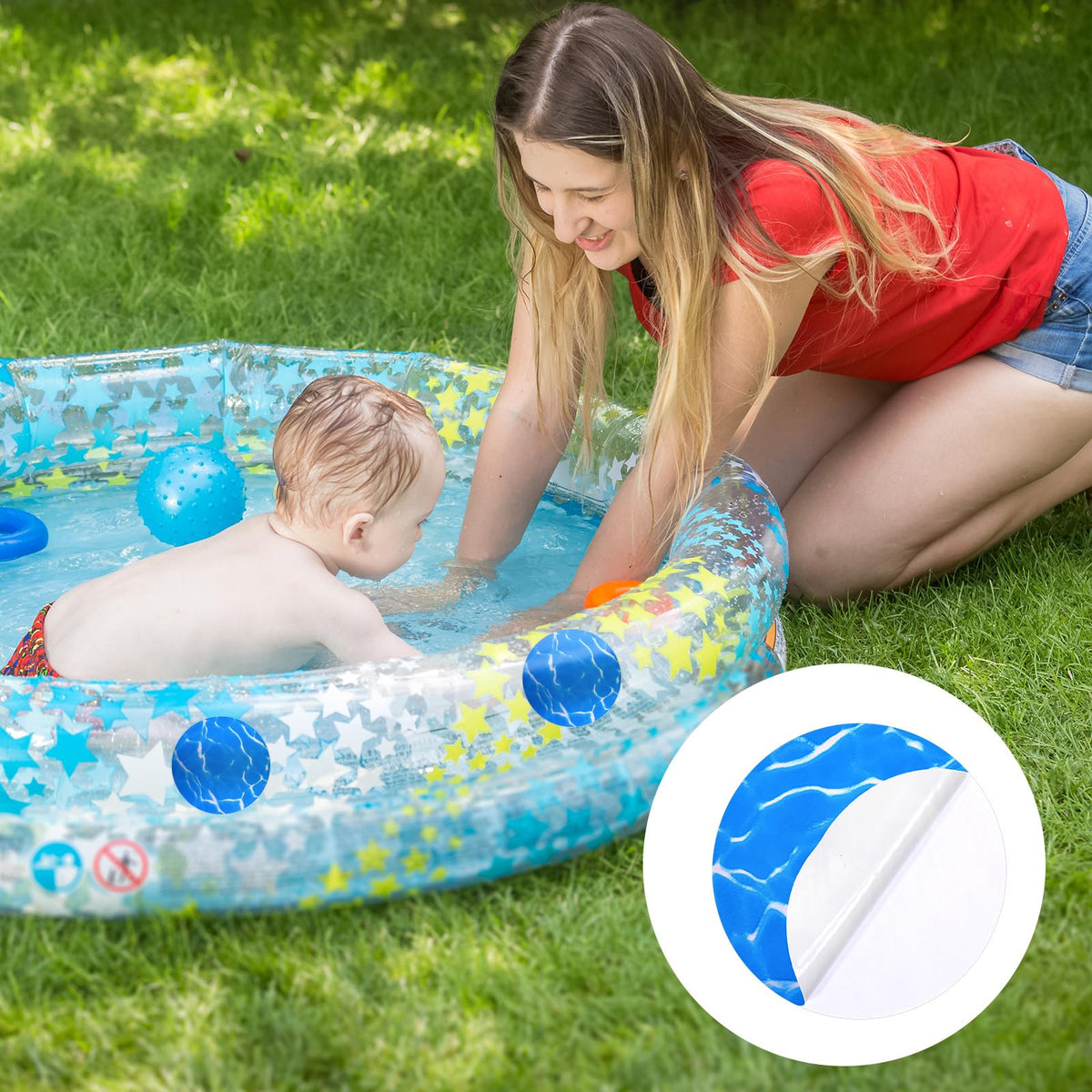 Outus air mattress patch kit ideal for camping and travel repairs.