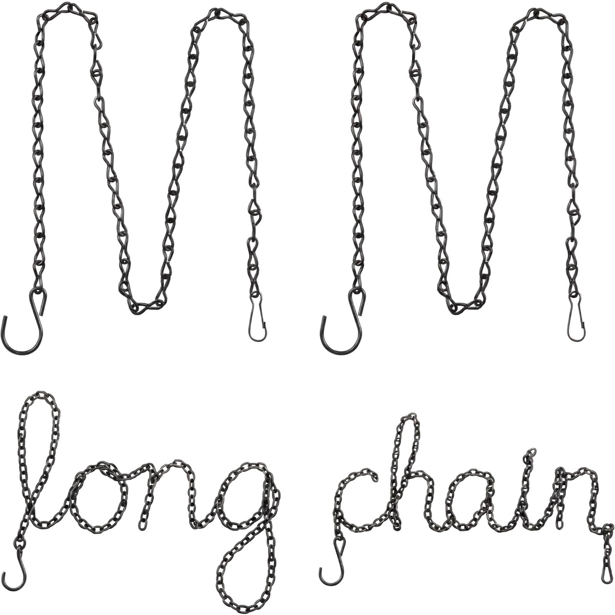 Outus bird feeder hanging chain securing a feeder at adjustable heights for outdoor use