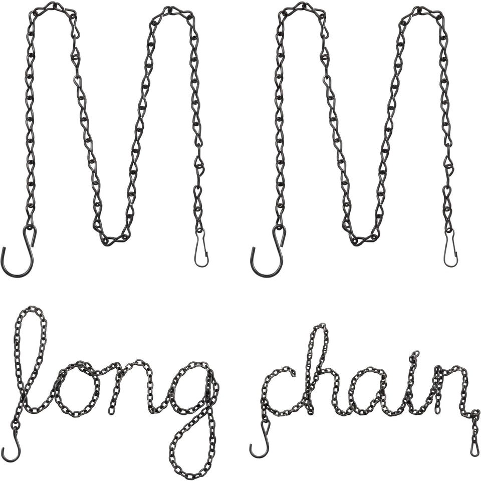 Outus bird feeder hanging chain securing a feeder at adjustable heights for outdoor use