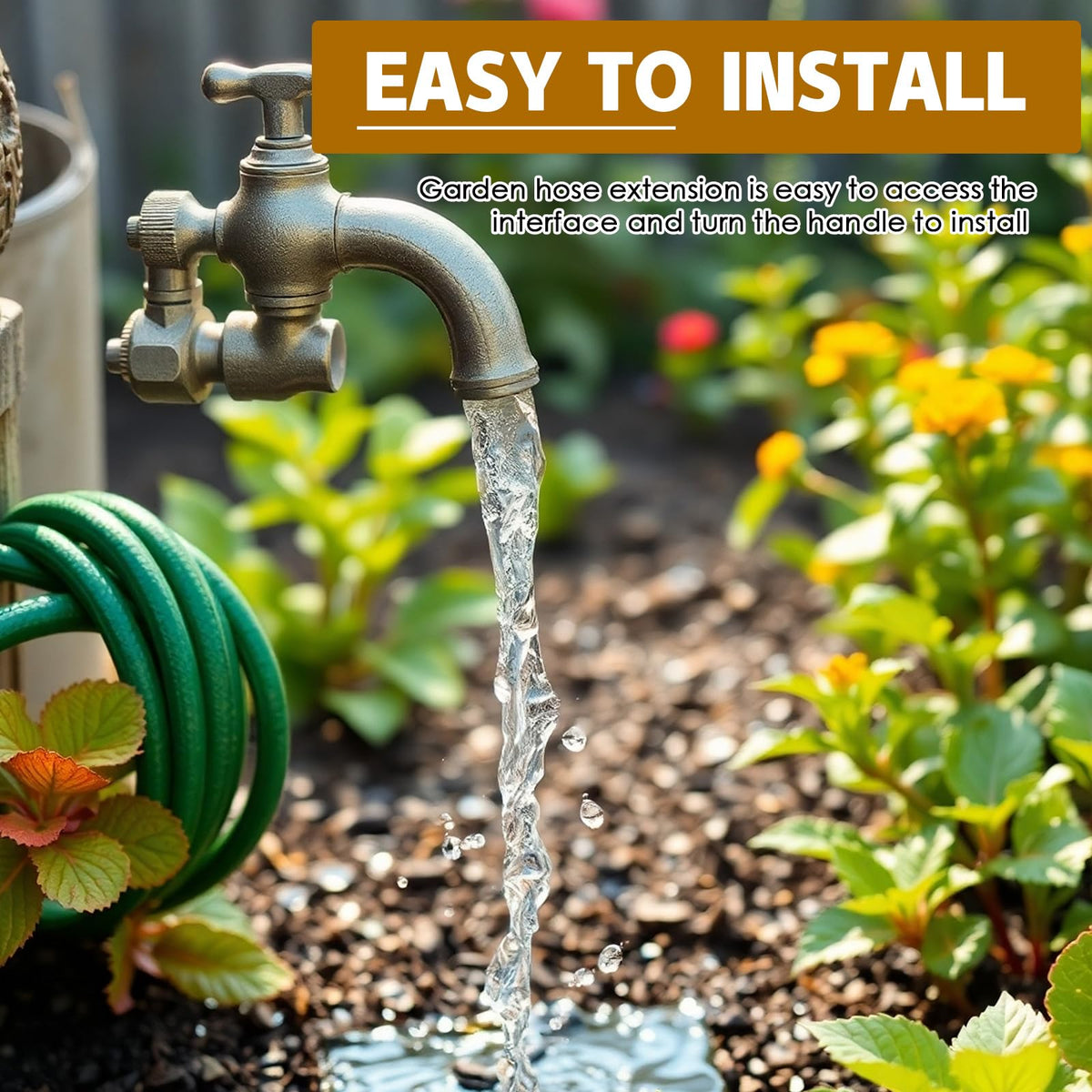 Outus durable copper zinc alloy ensures long-lasting hose protection.