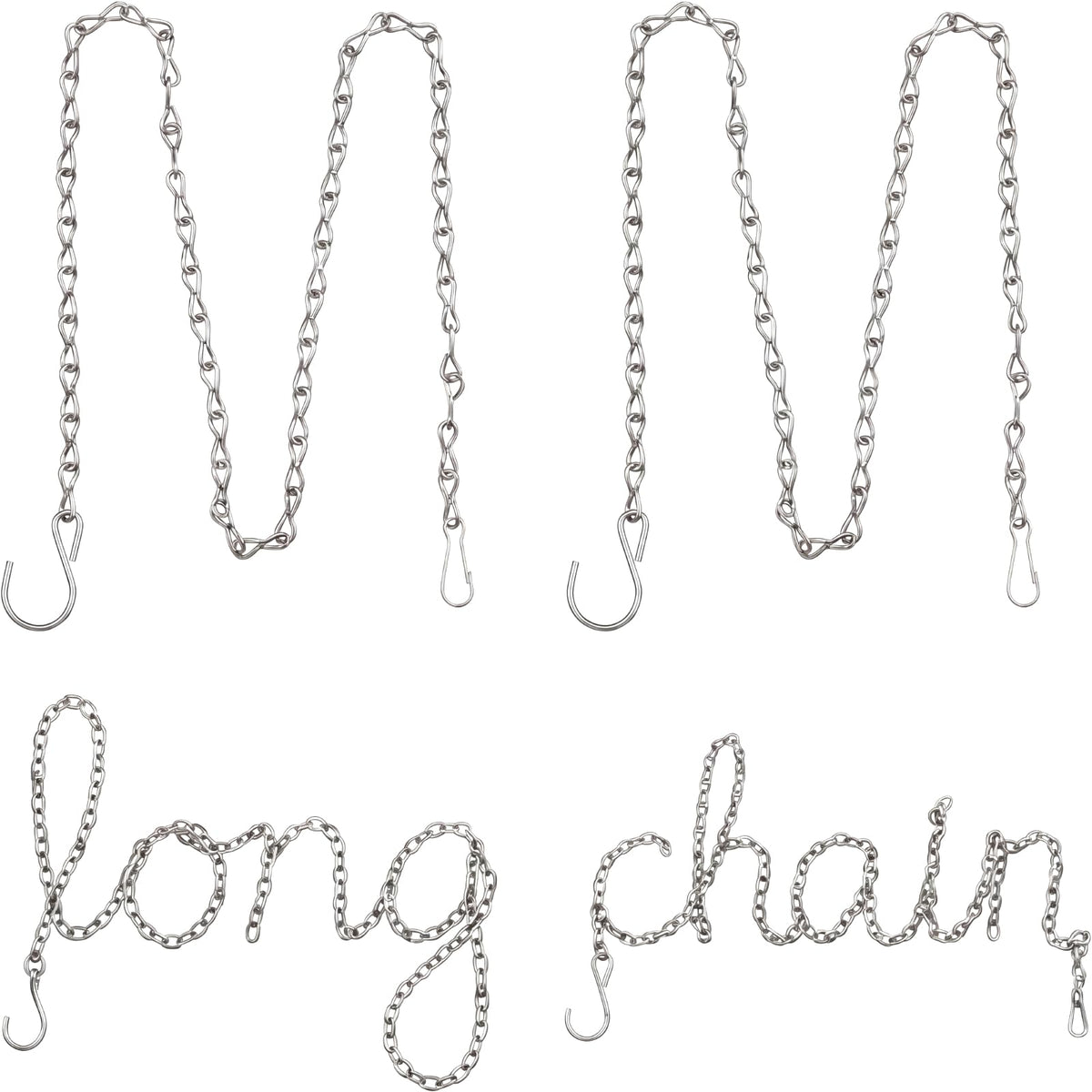 Outus four-pack 9.5-inch hanging chain supports bird feeders up to 20 lbs