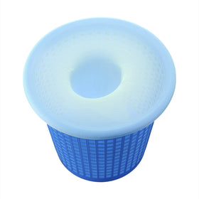 Outus nylon socks trap leaves and hair to keep pool clearer.