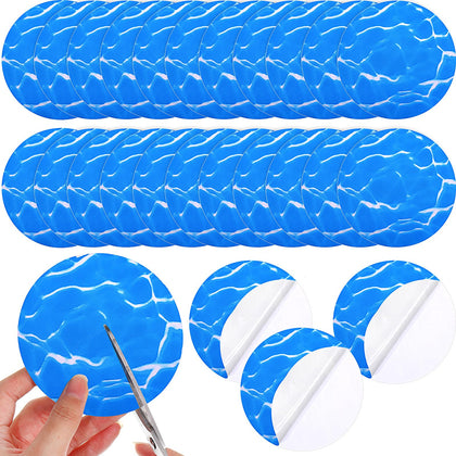 Outus pool patch kit with 24 patches for quick above-ground pool repairs.