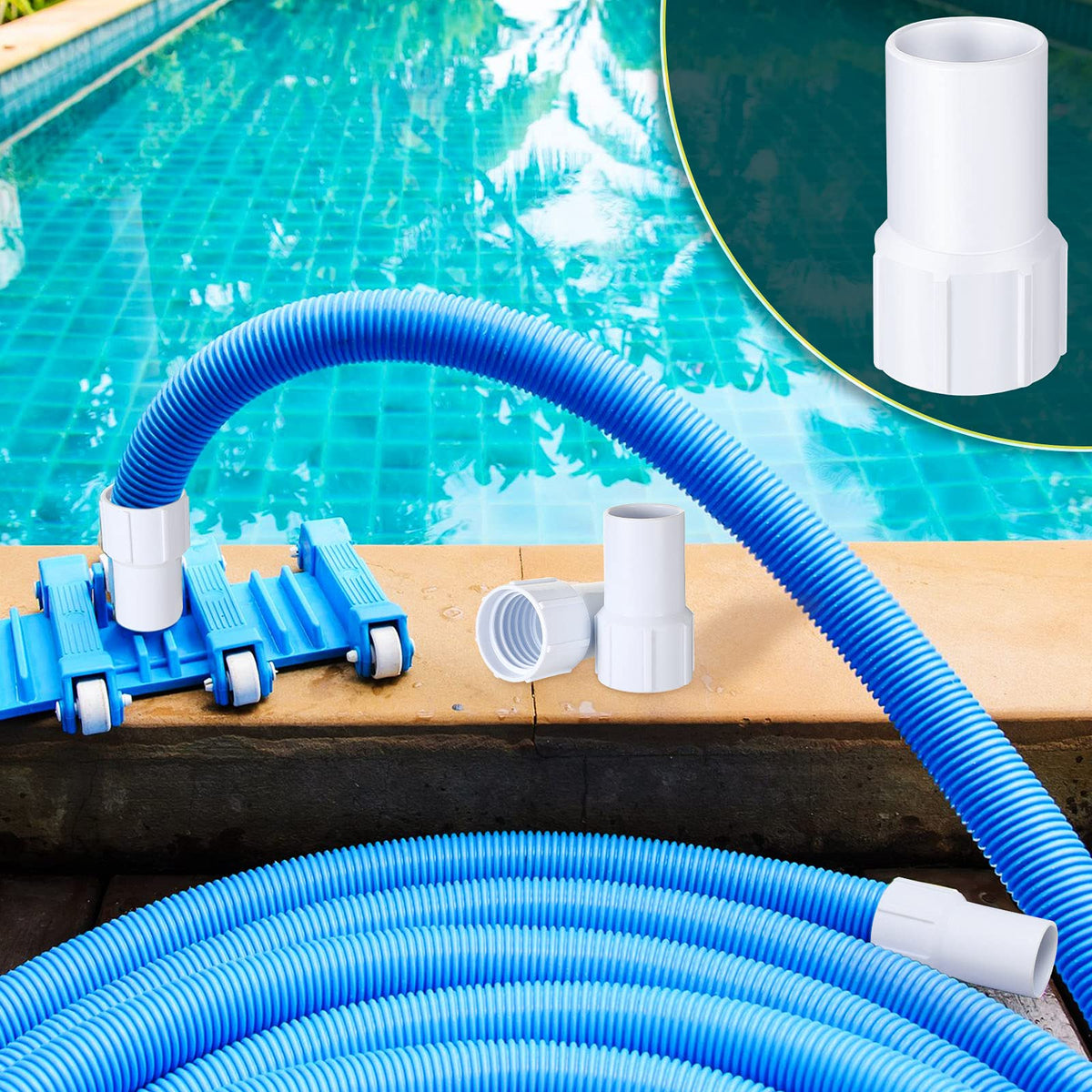 Outus installation demonstrates twist-on connection to hose.