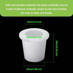 Outus silicone stabilizer sleeve protects your table surface from scratches.