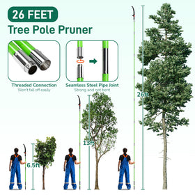 Outvita safety gloves and sleeve protect hands during pruning.