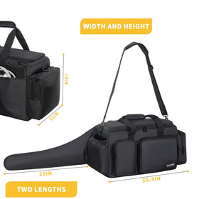 OUUTMEE chainsaw case detachable strap enables comfortable carry.