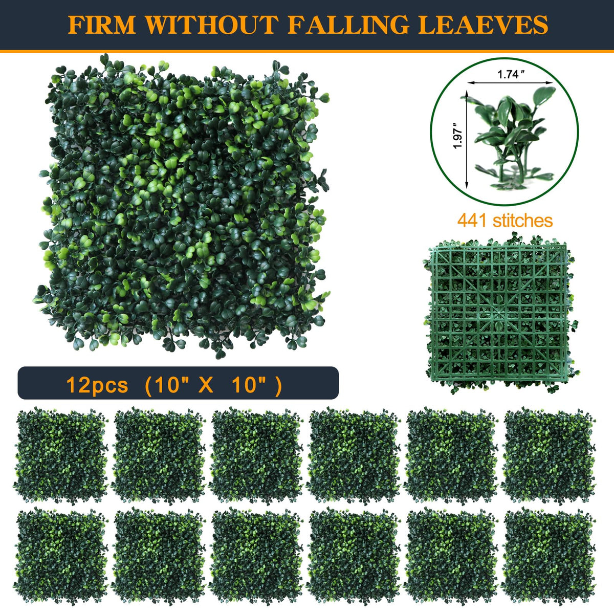 ouyuanwall grass wall panel with interlocking connectors enables quick, seamless DIY installation