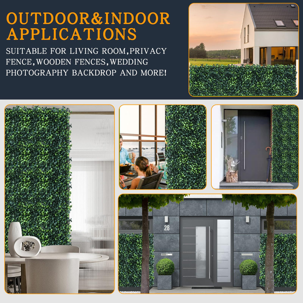 ouyuanwall grass wall panel storefront display creating lush, inviting atmosphere