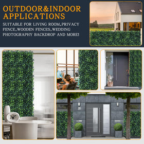 ouyuanwall grass wall panel storefront display creating lush, inviting atmosphere