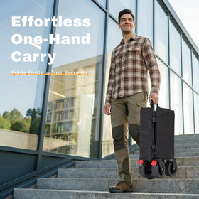 Overmont front cup holders keep essentials within easy reach.