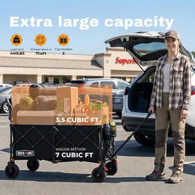 Overmont removable fabric and wheels simplify cleaning after muddy trips.