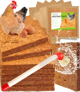 OVESD 3x-thick nesting pad provides durable, long-lasting coop bedding for standard boxes.