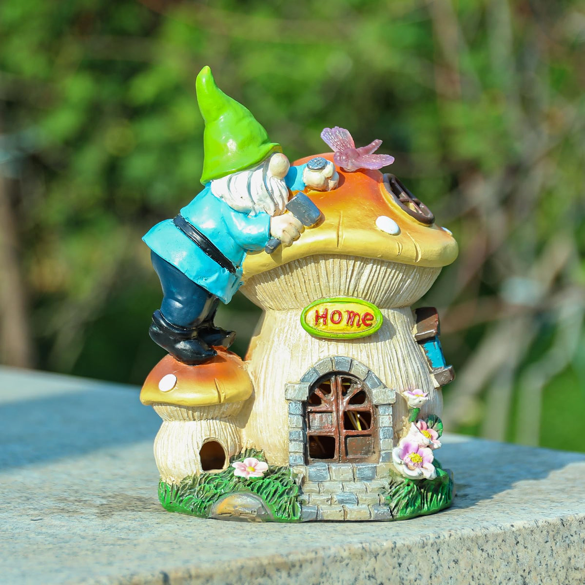 Ovewios gift-ready gnome statue for mom or grandma