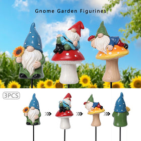 Ovewios lawn garden ornament gnome adding charm to borders