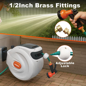 OVIIEVEK 180° wall bracket rotates for full yard access