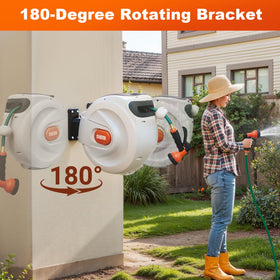 OVIIEVEK special brake locks length instantly, preventing hose twist
