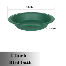 OVZILKI bird bath-chains rust-proof, sturdy hanging setup designed for outdoor durability.