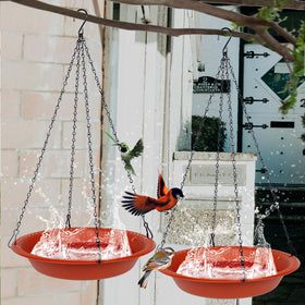 OVZILKI BirdBath can be placed on the ground for easy access.