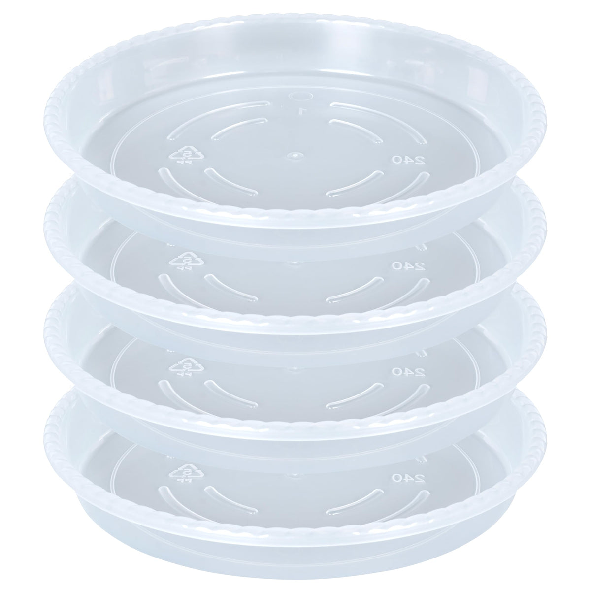 OVZILKI 16-inch plant saucer top view catches drainage to protect floors.