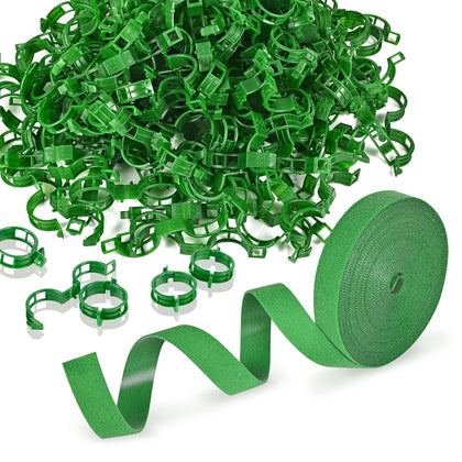 Owandan 200pcs plant clips secure tomato stems for upright growth.