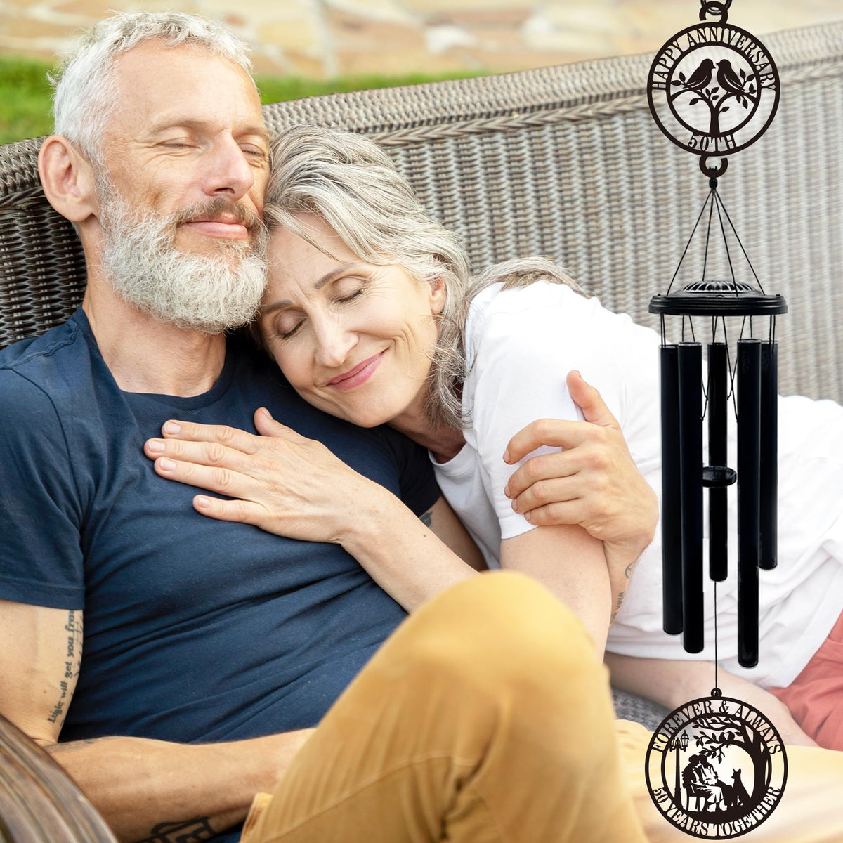 OWFCBEI wind chime beach life spark calm seaside atmosphere.