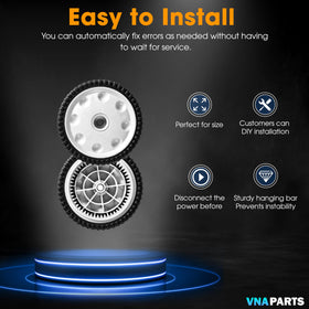 Owigift durable axle retention for front wheels
