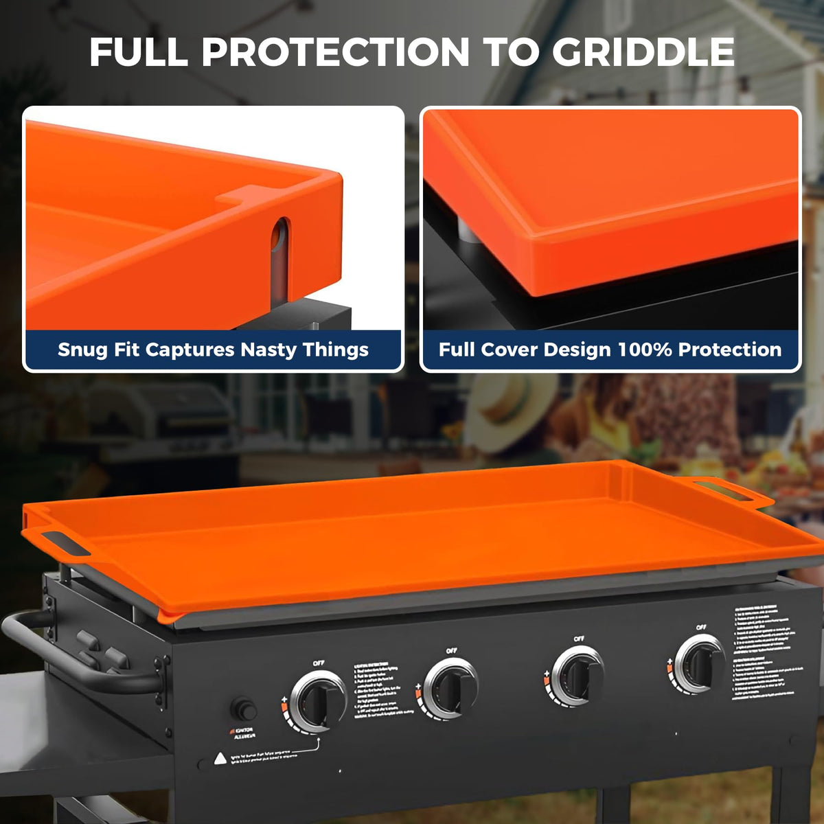 Owiooll food-grade material cover ensures safe use around food prep