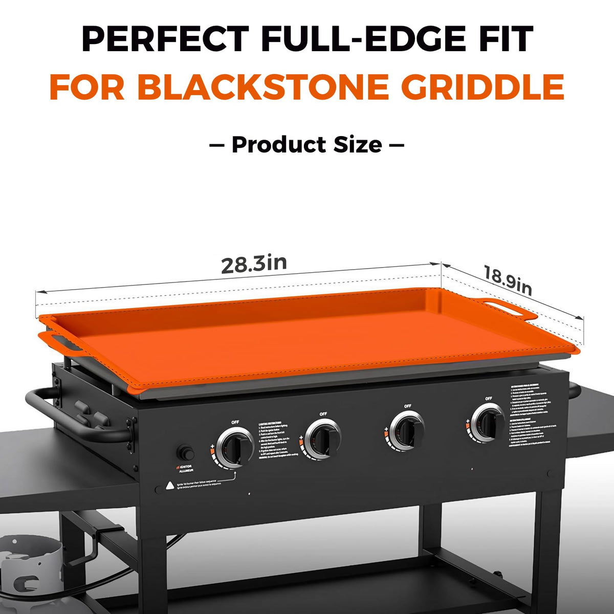 Owiooll full-coverage protect mat shields BBQ surface from dust and moisture
