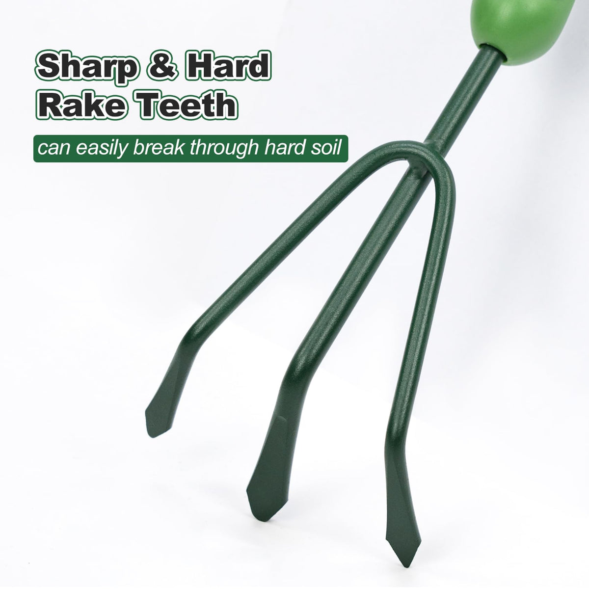 Owlett garden rake with lifetime warranty for peace of mind