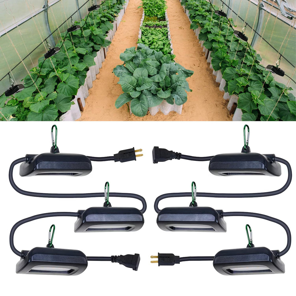 Owleye 12ft outdoor grow light assembly demonstrates easy setup for larger grow spaces.