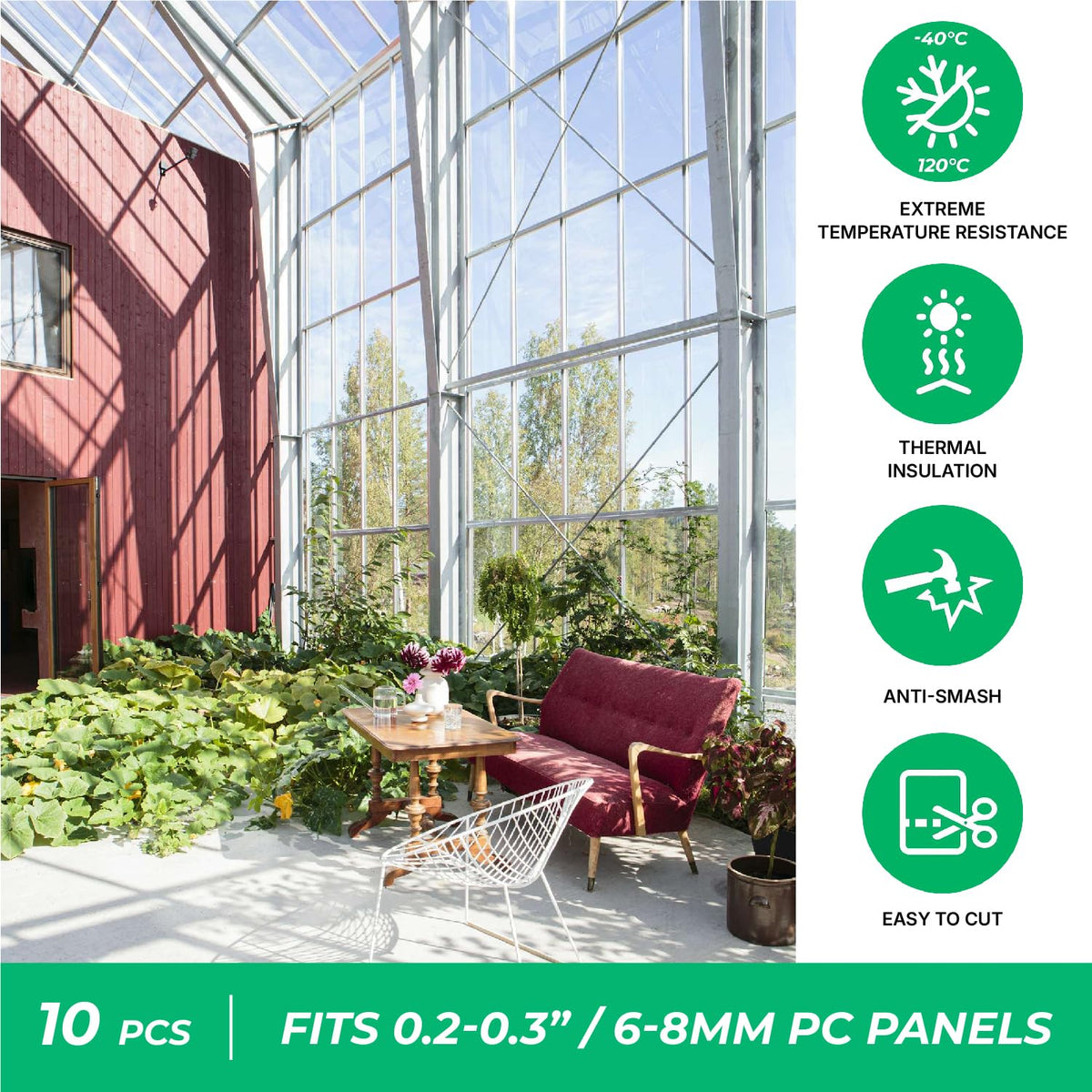 OWLHAUS Compatible with 6mm and 8mm panels for flexible builds.