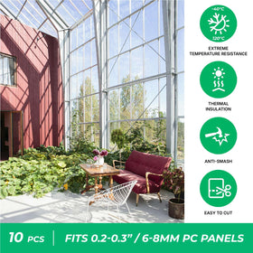OWLHAUS Compatible with 6mm and 8mm panels for flexible builds.