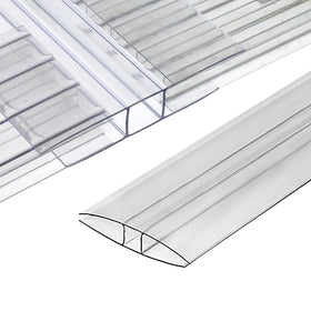 OWLHAUS Greenhouse H Connectors join 8mm panels for a seamless, sunlit greenhouse.