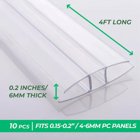 OWLHAUS H Connectors dust protection with snug fit for clean, durable greenhouses