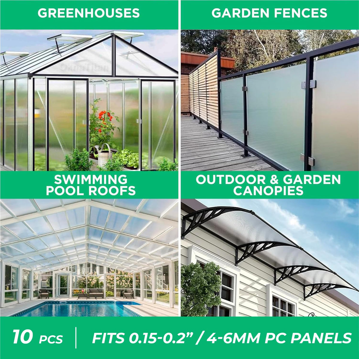 OWLHAUS H Connectors are lightweight and easy to install for quick greenhouse upgrades
