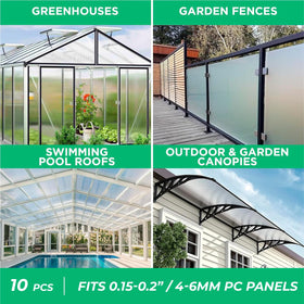 OWLHAUS H Connectors are lightweight and easy to install for quick greenhouse upgrades