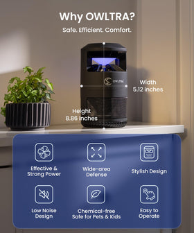 OWLTRA IMT-L60 device placed near a kitchen window for pest control