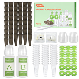 Owltron 165-Pcs seed pod kit sponges support germination and moisture balance